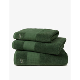 Lacoste Le Croco Logo-Embroidered Cotton Guest Towel 40cm x 60cm - thumbnail 2