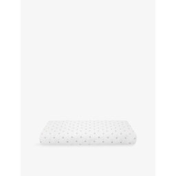 The Little White Company Star-Print Cotton Fitted Cot Sheet