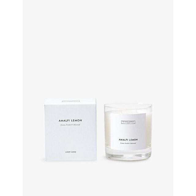 The White Company Amalfi Lemon Scented Natural-Wax Luxury Candle 280g - image 1