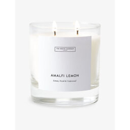 The White Company Amalfi Lemon Scented Natural-Wax Luxury Candle 280g - thumbnail 2