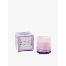Paddywax Violet Vanilla Glass Scented Wax Candle 198g - thumbnail 2