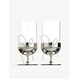 Vera Wang @ Wedgwood Set Of Two Love Knots Tealight Holders