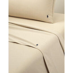 Ralph Lauren Home Player Cotton Flat Sheet