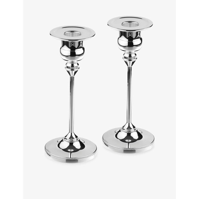 Arthur Price Tall Silver-Plated Candlesticks Set Of Two - image 1