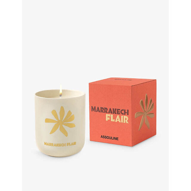 Assouline Travel From Home Marrakech Flair Wax Travel Candle 319g - image 1