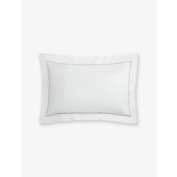 The White Company Savoy Oxford Cotton Pillowcase - thumbnail 1