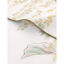 Yves Delorme Pollen Floral-Print Cotton-Batiste Flat Sheet - thumbnail 2