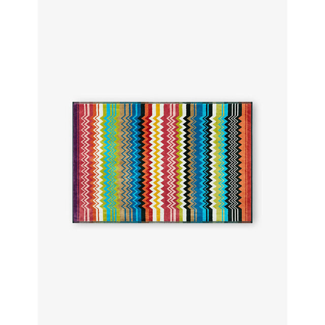 Missoni Home Giacomo Zigzag-Pattern Cotton-Terry Bath Mat 60cm x 90cm - image 1