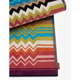 Missoni Home Giacomo Zigzag-Pattern Cotton-Terry Bath Mat 60cm x 90cm - thumbnail 2