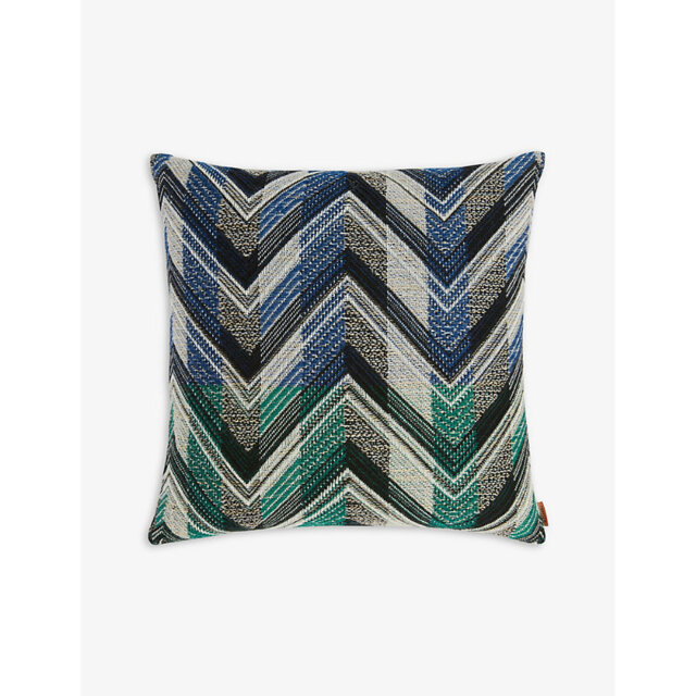 Missoni Home Brent Chevron-Striped Wool Cushion 40cm x 40cm - image 1
