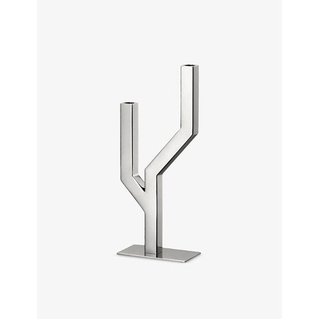 Christofle Arborescene Stainless-Steel Candelabra 41cm - image 1