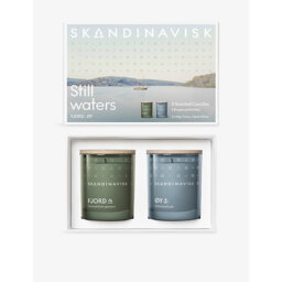 Skandinavisk Still Waters Scented Candle Gift Set 65g x 2 - thumbnail 1