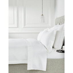 The White Company Cavendish Cotton Emperor Flat Sheet 320cm x 290cm - thumbnail 2
