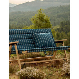 Hay Outdoor Market Striped Woven Sofa Cushion 81cm x 107cm - thumbnail 2