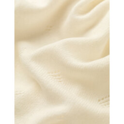 Johnstons Of Elgin Pointelle Cashmere Baby Blanket 112cm x 80cm - thumbnail 2