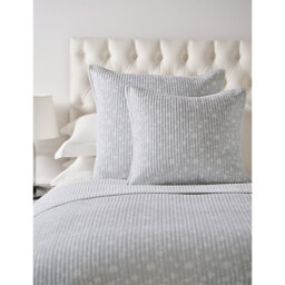 The White Company Ashby Floral-Print Large Cotton Cushion - thumbnail 2