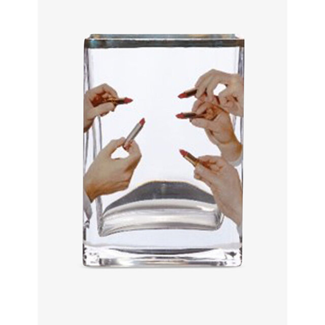 Seletti Wears Toiletpaper Lipsticks Glass Vase 14cm