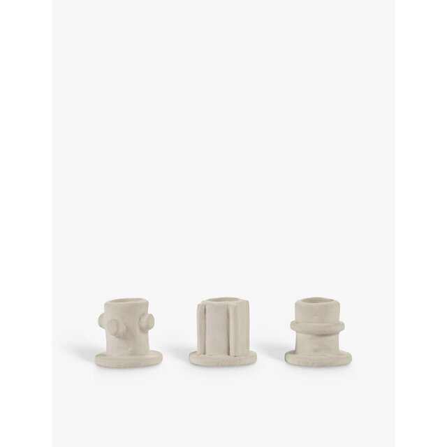 Serax Marie Michielssen Stoneware Candle Holders Set Of Three - image 1
