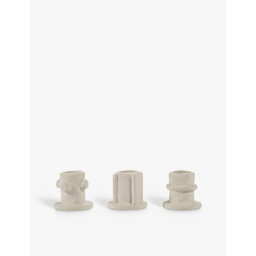 Serax Marie Michielssen Stoneware Candle Holders Set Of Three - thumbnail 1