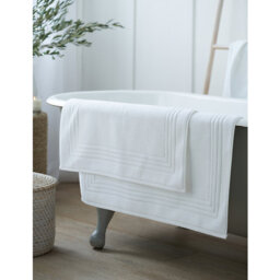 The White Company Luxury Egyptian Cotton Bath Mat Large 70cm x 110cm - thumbnail 2