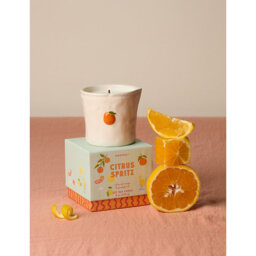 Paddywax Citrus Spritz Ceramic Scented Wax Candle 226g - thumbnail 2