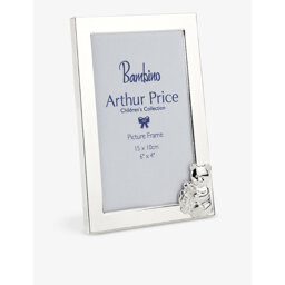 Arthur Price Teddy Bear Silver-Plated Frame 6X4In - thumbnail 1