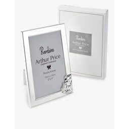 Arthur Price Teddy Bear Silver-Plated Frame 6X4In - thumbnail 2