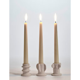 Serax 02 Molly Stoneware Candle Holders Set Of Three - thumbnail 2