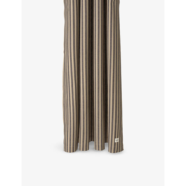 Ferm Living Chambray Striped Cotton Shower Curtain 205cm - image 1