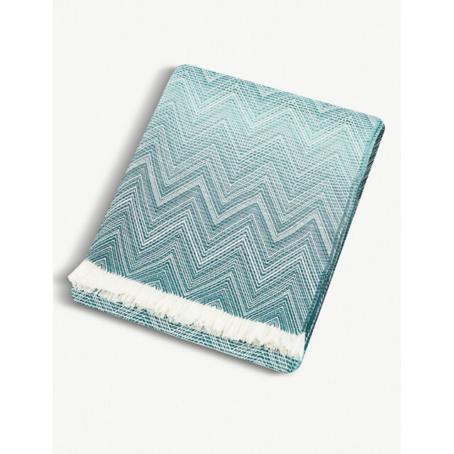 Missoni Home Timmy Lambs Wool Throw 190 x 130cm - image 1