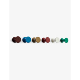 Hay Bolt Round Powder Coated-Steel Wall Hooks Pack Of Two - thumbnail 2