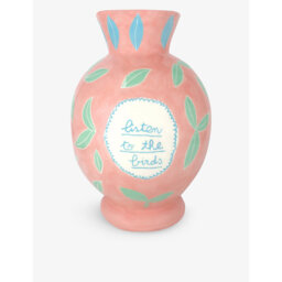 Laetitia Rouget Listen To The Birds Earthenware Vase 28cm - thumbnail 2