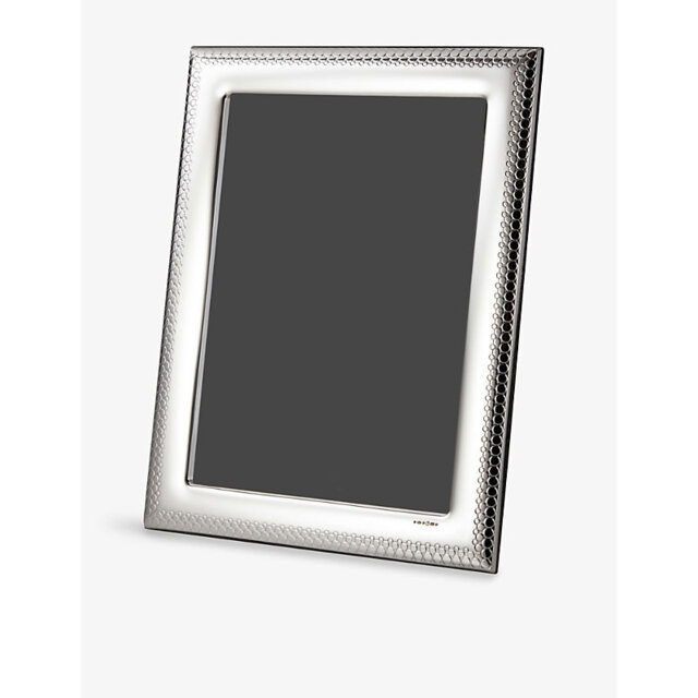 Arthur Price Pearl-Pattern Sterling-Silver Photo Frame 8” x 6” - image 1