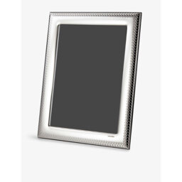 Arthur Price Pearl-Pattern Sterling-Silver Photo Frame 8” x 6” - thumbnail 1