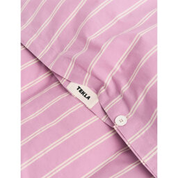 Tekla Percale Striped Double Cotton Duvet Cover - thumbnail 2