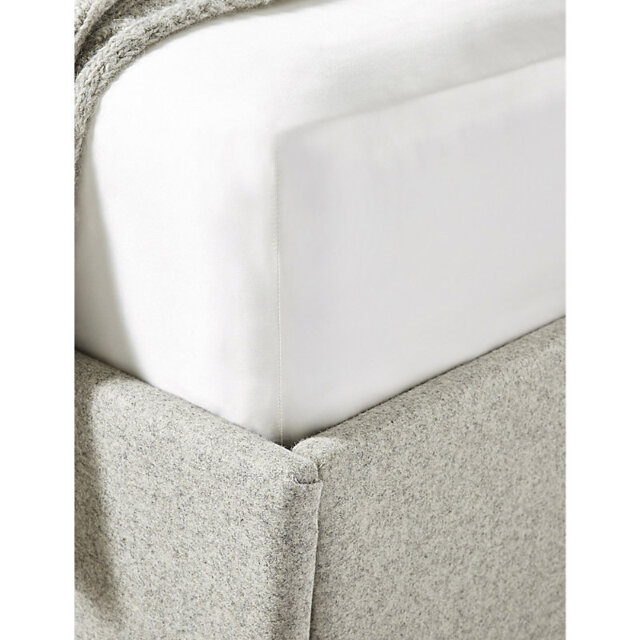 The White Company Audley Double Silk Fitted Sheet - image 1