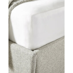 The White Company Audley Double Silk Fitted Sheet - thumbnail 1