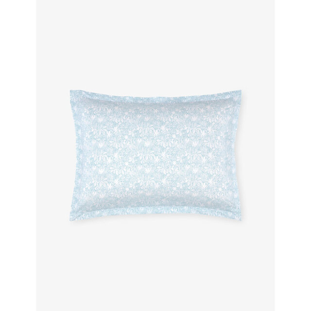 Yves Delorme Capri Floral-Print Cotton-Sateen Oxford Pillowcase 50cm x 75cm - image 1