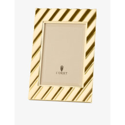 Lobjet Maxime Gold-Plated Metal Photo Frame 10cm x 15cm - thumbnail 1