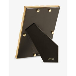 Lobjet Maxime Gold-Plated Metal Photo Frame 10cm x 15cm - thumbnail 2