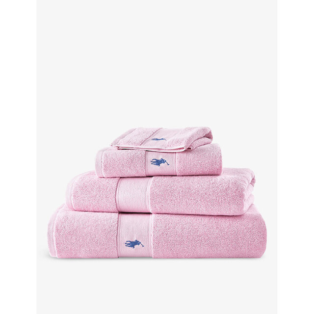 Ralph Lauren Home Carmel Logo-Embroidered Cotton Bath Sheet 90cm x 160cm - image 1