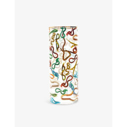 Seletti Wears Toiletpaper Snakes Cylindrical Glass Vase 50cm