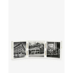 The White Company Stainless Steel Hinged Photo Frame - thumbnail 2