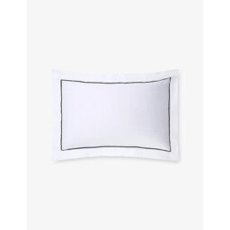 The White Company Savoy Oxford Square Single Cotton Pillowcase - thumbnail 2