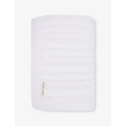 The Little Tailor Fisherman-Knit Cotton Baby Blanket 108cm - thumbnail 1