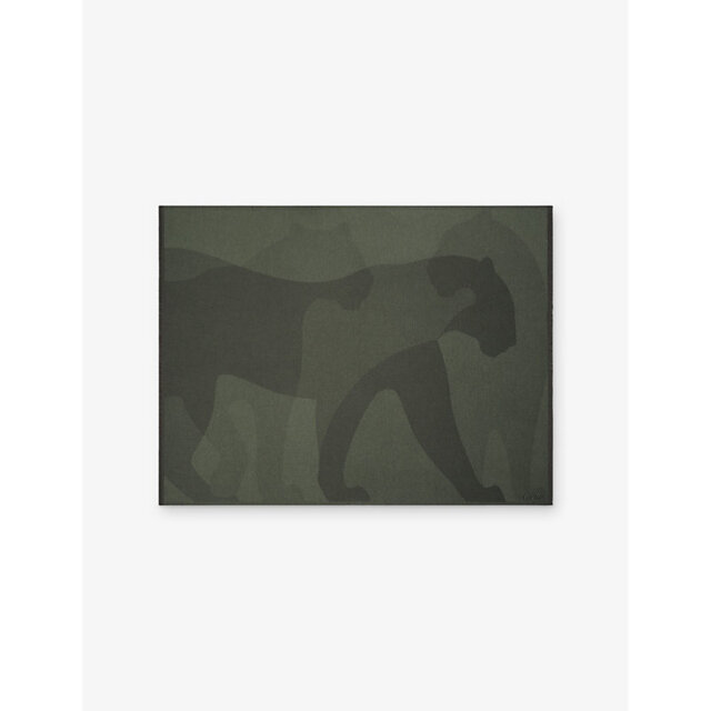 Panthère De Cartier Wool and Cashmere-Blend Blanket 190cm x 140cm - image 1