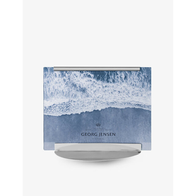Georg Jensen Sky Mirror Polished Steel Picture Frame 20cm x 25cm - image 1