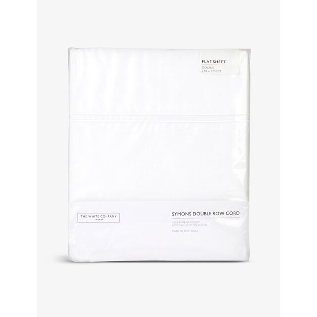 The White Company Symons Egyptian-Cotton Flat Sheet