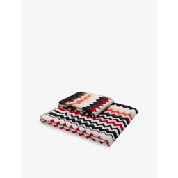 Missoni Home Zigzag-Pattern Cotton-Terry Towels Set Of Two
