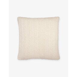 The White Company Napier Large Square Cotton Cushion